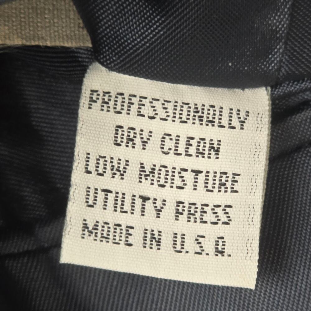 Nino Cerruti Mens Blazer Size 43 Suit Coat Navy Blue Made in USA - Picture 16 of 16